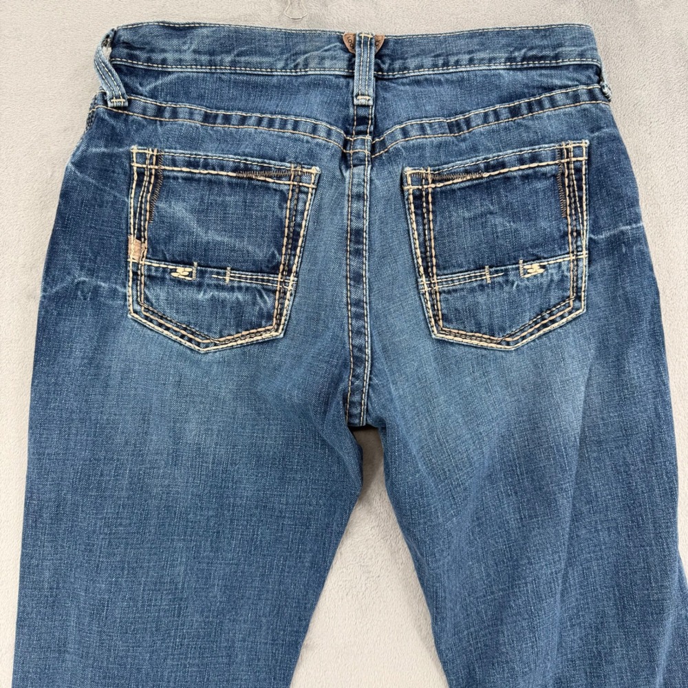 Ariat M5 Slim Straight Leg Jeans Mens Medium Wash Denim 100% Cotton Size 33/36 - Picture 7 of 15